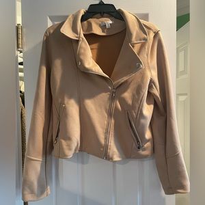 Tan suede jacket size M